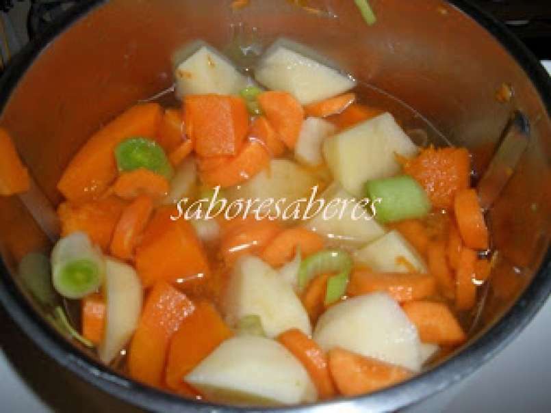 Sopa-creme de Legumes com Soja, Ervilhas e Cenoura - foto 2