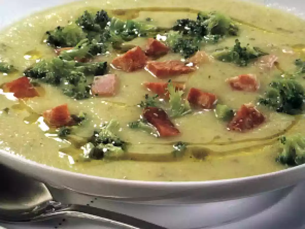 Sopa Cremosa de Brócolos