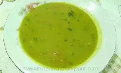 Sopa cremosa de ervilha