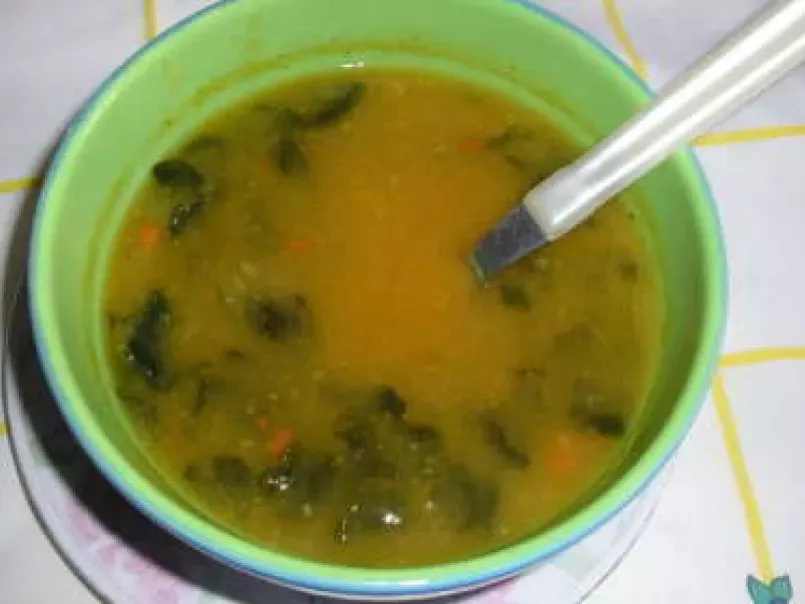Sopa de abóbora com espinafres - foto 2