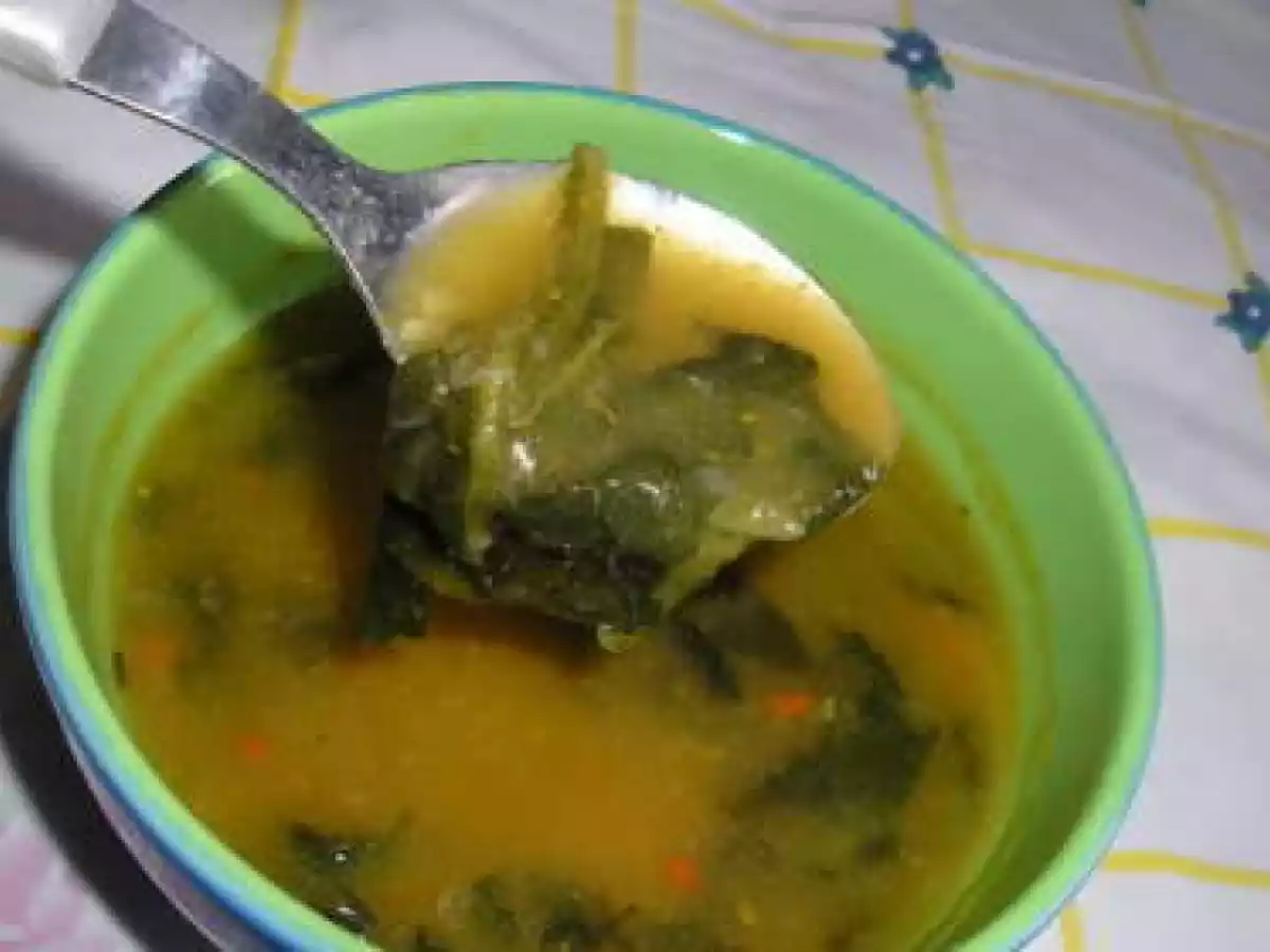 Sopa de abóbora com espinafres - foto 3