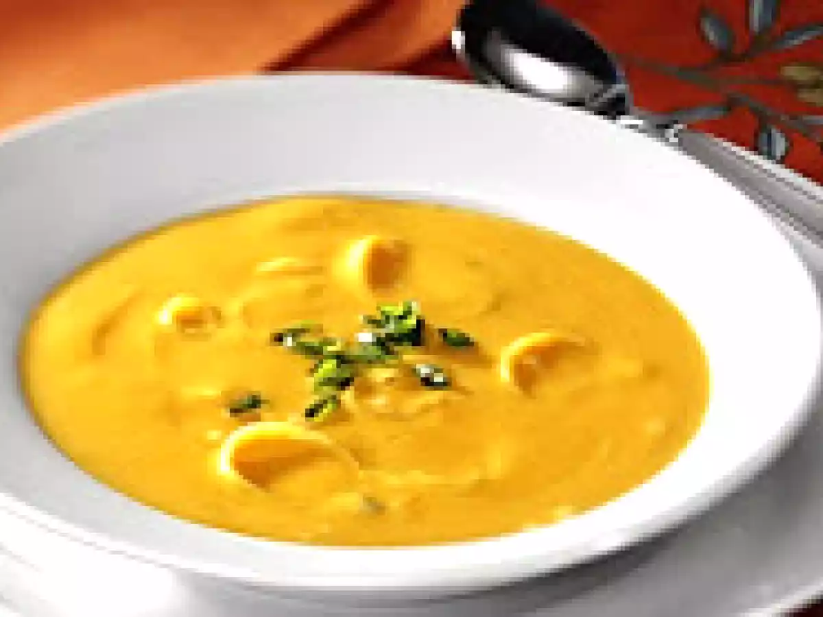 Sopa de Abóbora e Alho-Poró (vegana)
