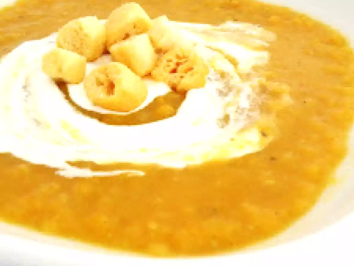 Sopa de Abóbora e Batata Doce Assadas com Lentilhas - foto 2