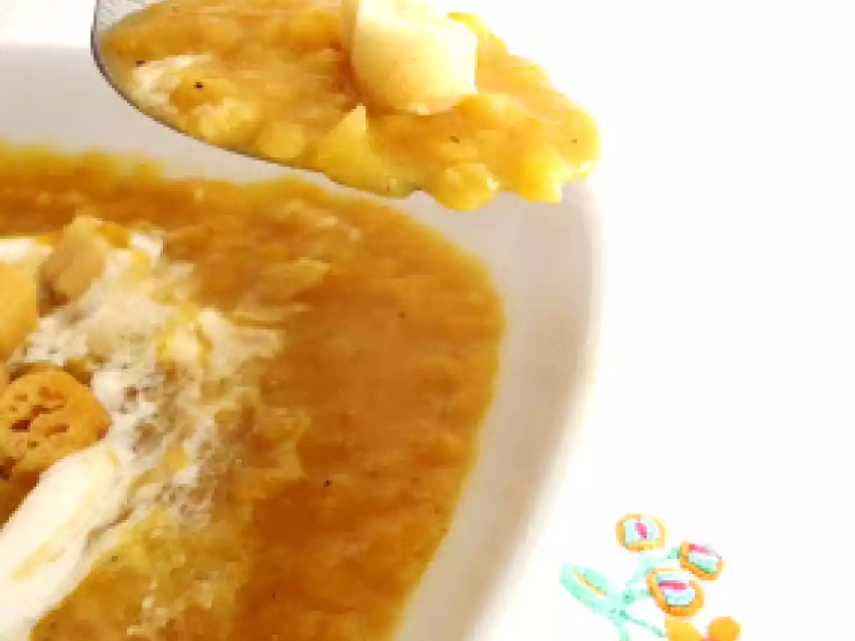 Sopa de Abóbora e Batata Doce Assadas com Lentilhas - foto 3