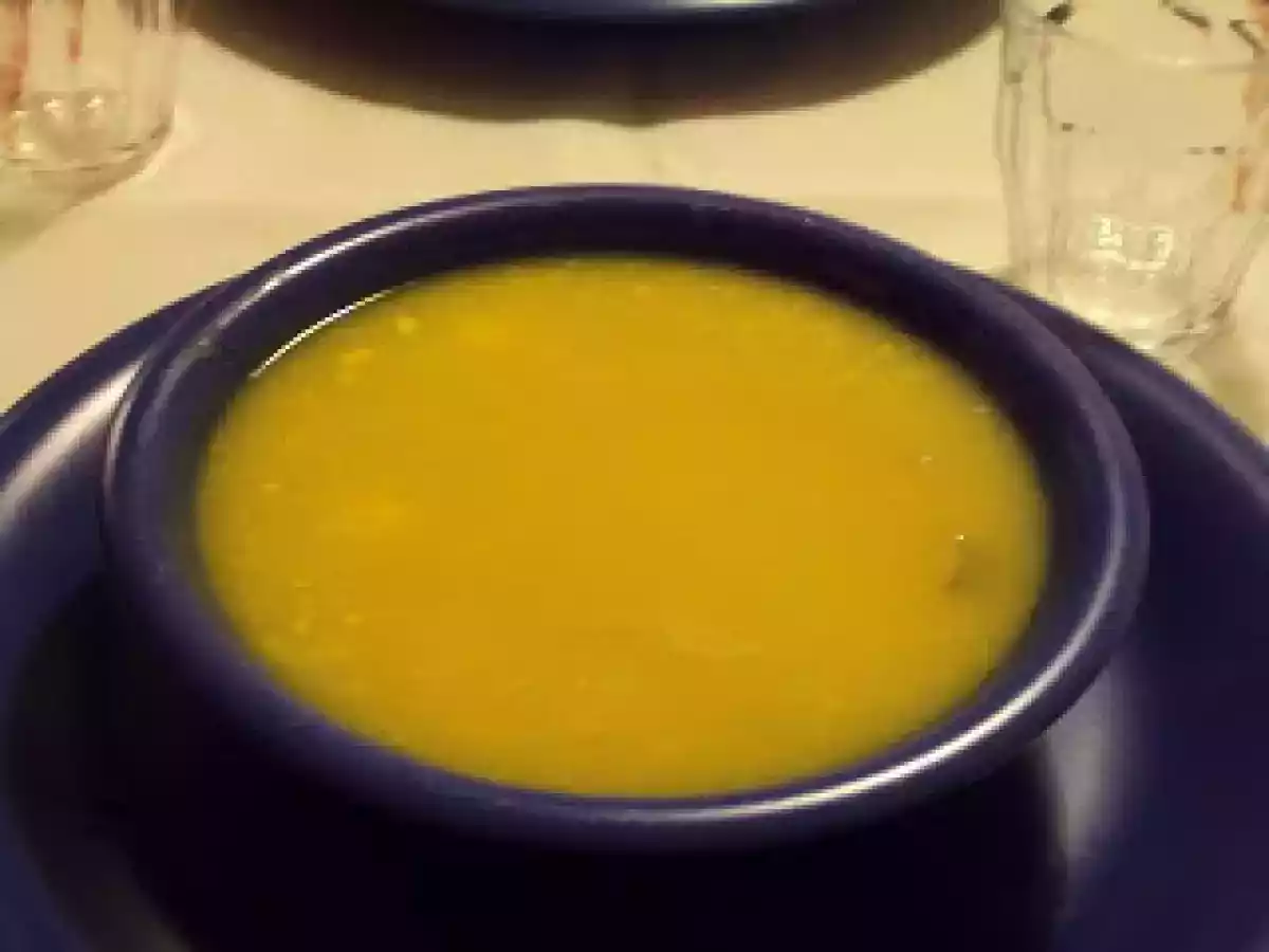 Sopa de abóbora e maçã á moda da Tia Maria