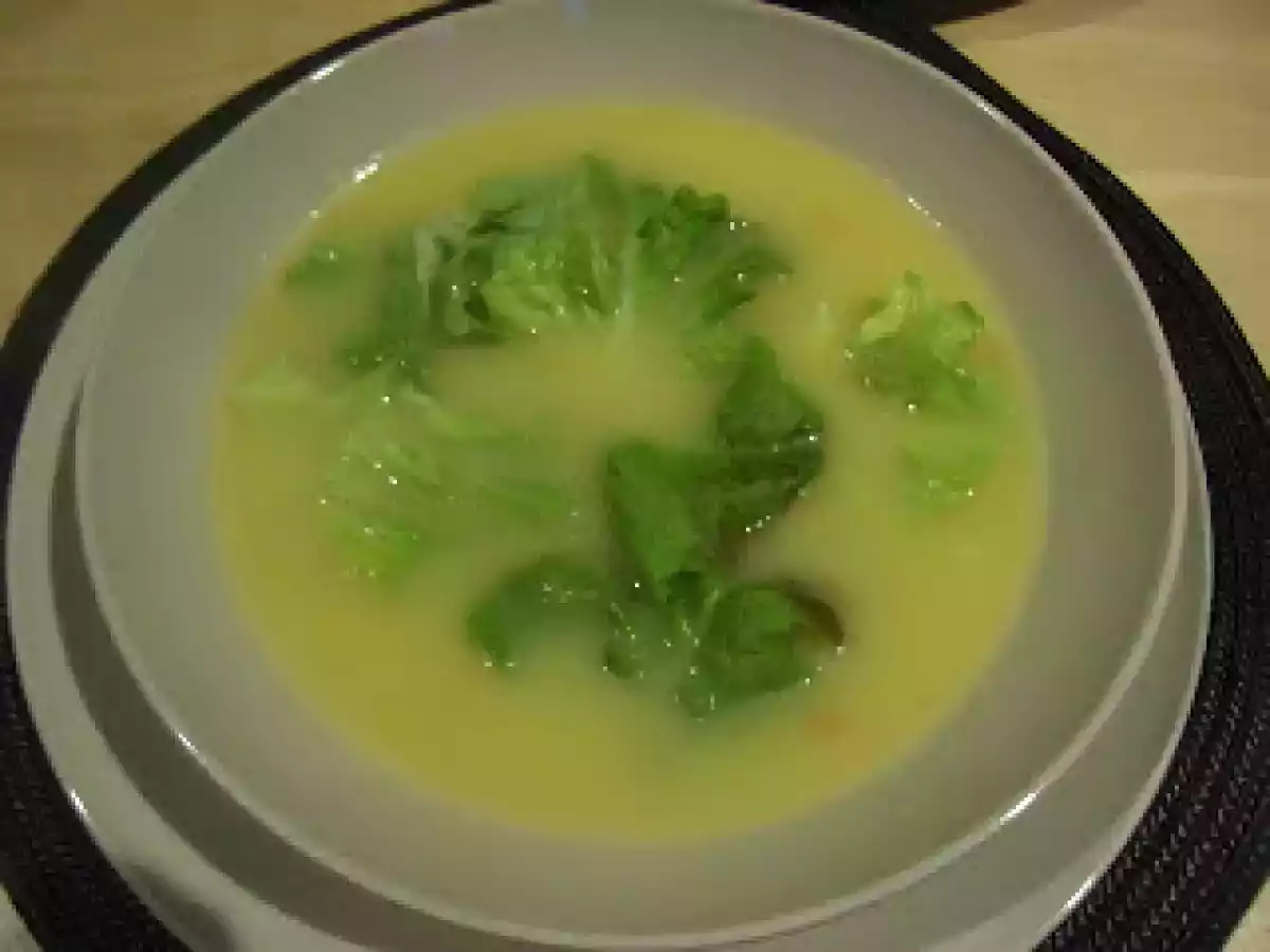 Sopa de alface. - foto 2