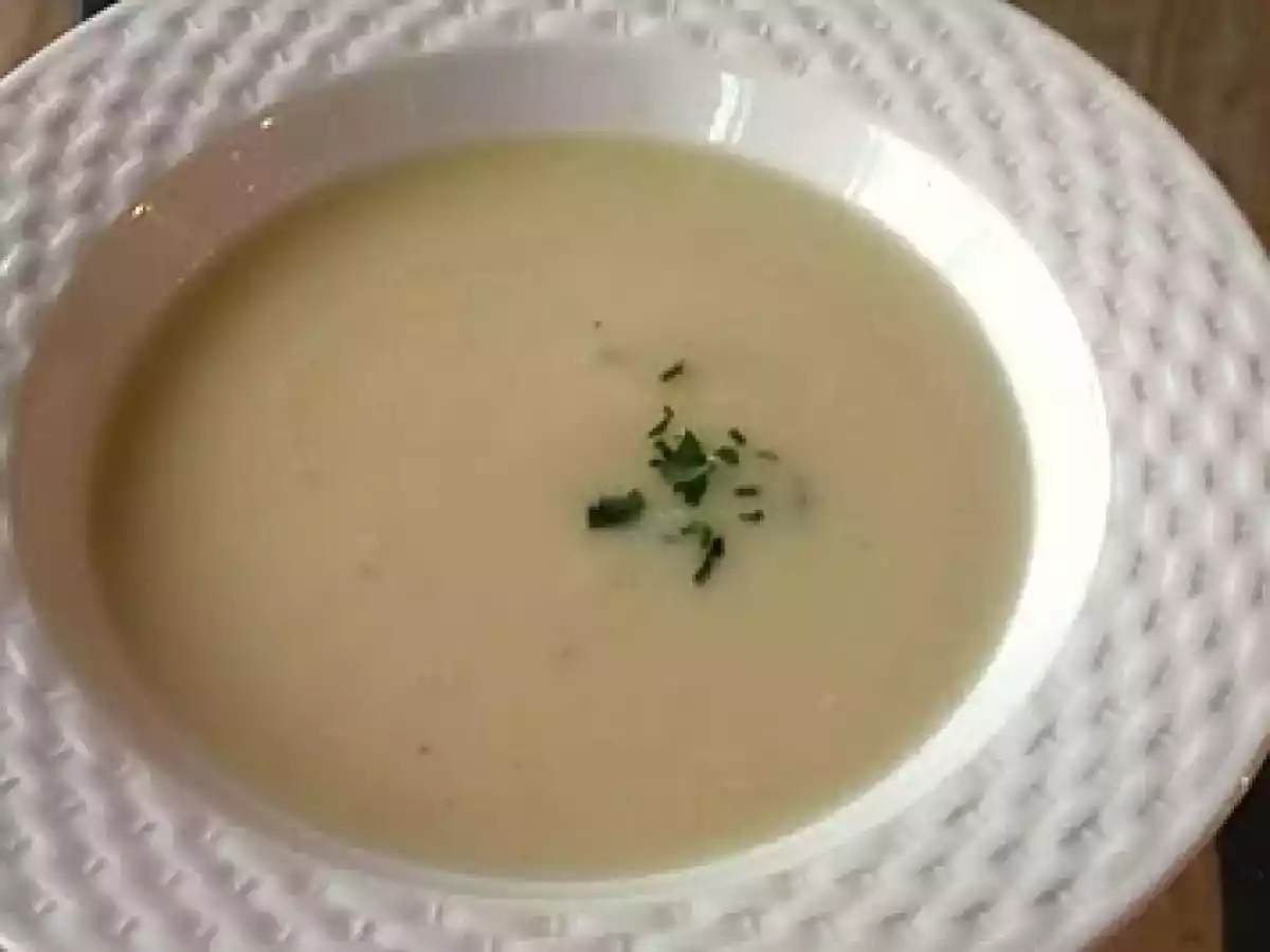 Sopa de Alho-poró e Pera
