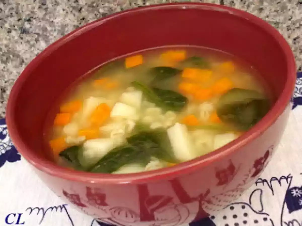 Sopa de Cevada e Legumes