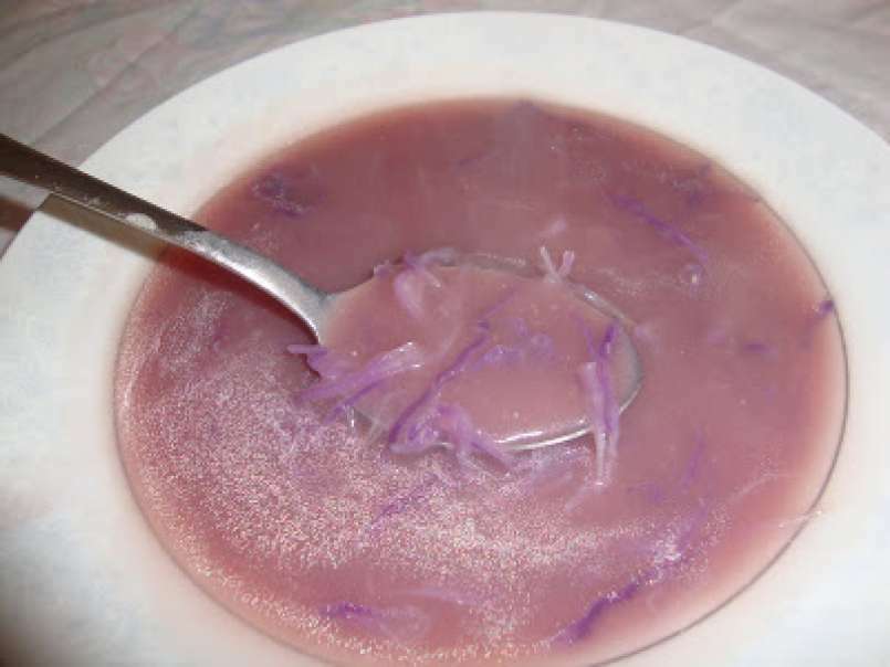 Sopa de couve roxa, foto 1