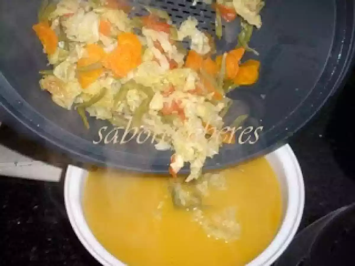 Sopa de Curgete com Legumes laminados - foto 4