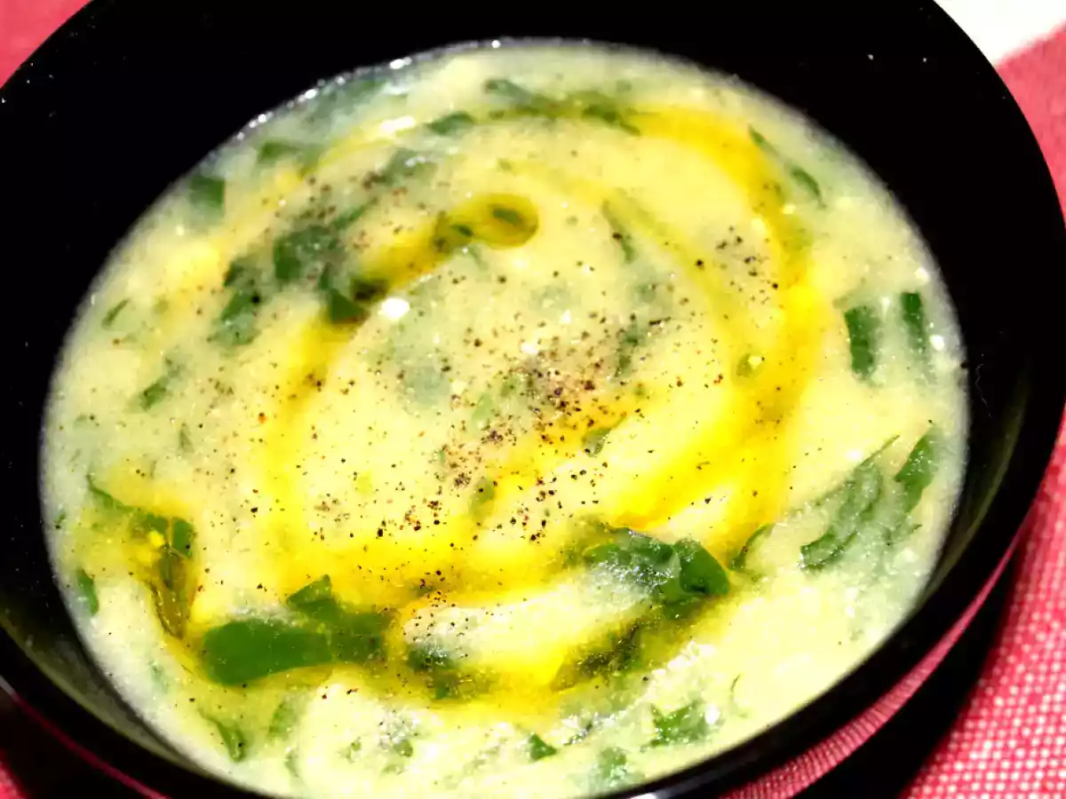 Sopa de Espinafre com Polenta - foto 2