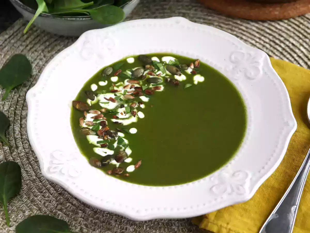 Sopa de espinafre e batata - foto 2