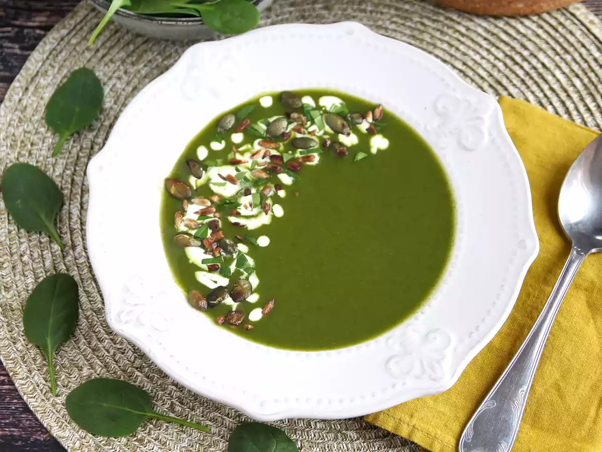 Sopa de espinafre e batata - foto 4