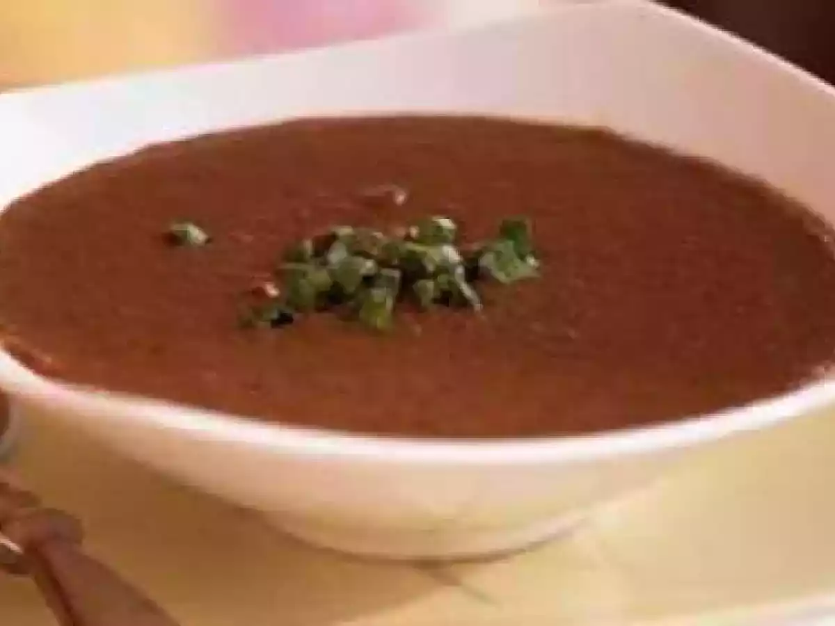 Sopa de feijão a minha maneira