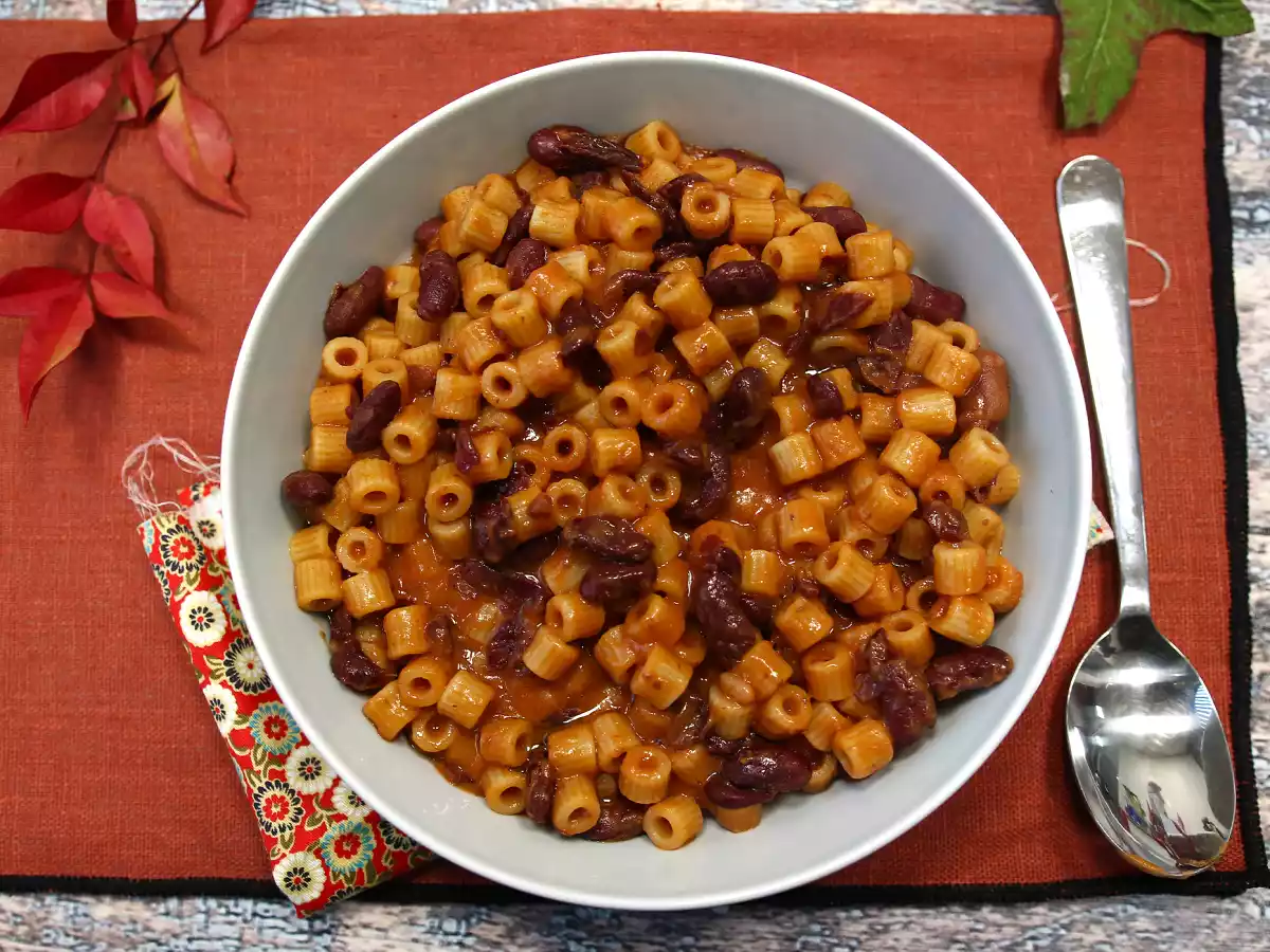 Sopa de feijão e macarrão - foto 3