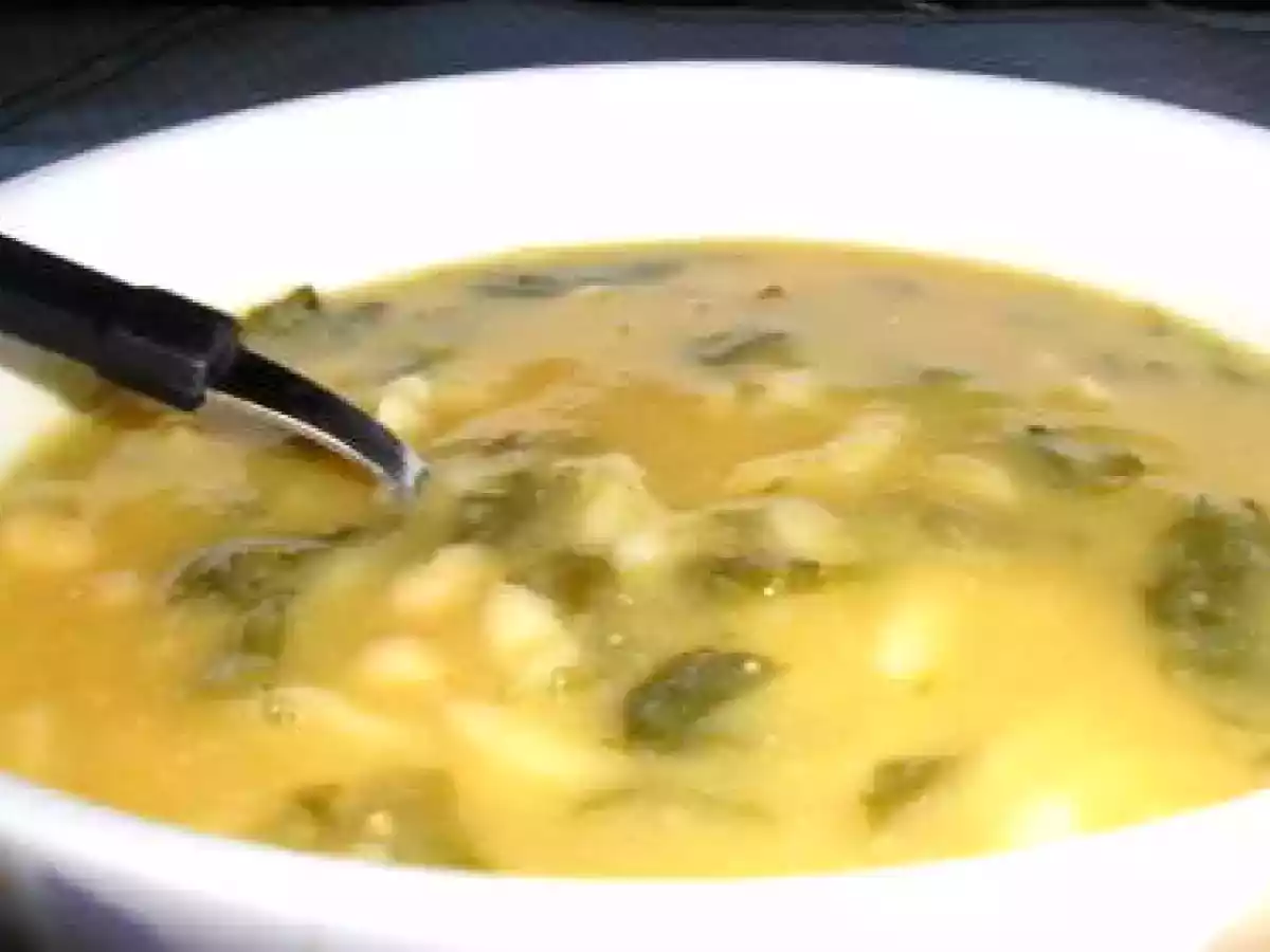 Sopa de grão com agriões - foto 2