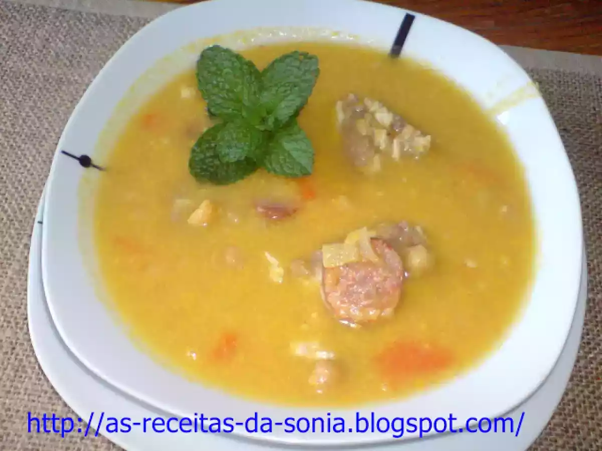Sopa de grão com carne - foto 3