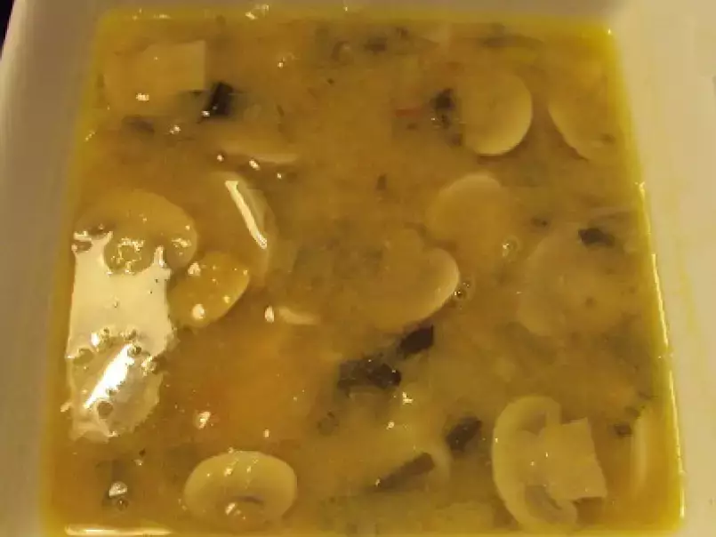 Sopa de Grão com Cogumelos, foto 1