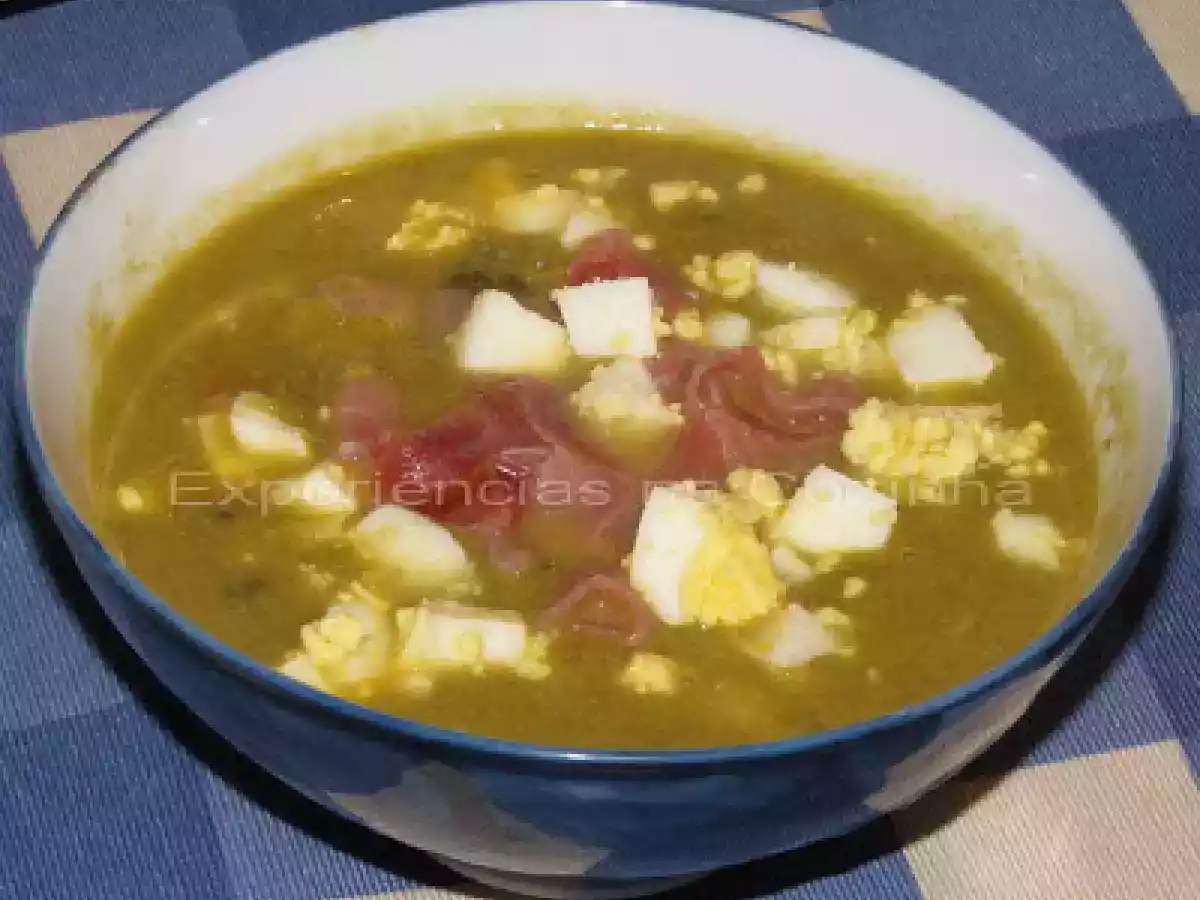 Sopa de Grão com Espinafres e Chouriço - foto 3