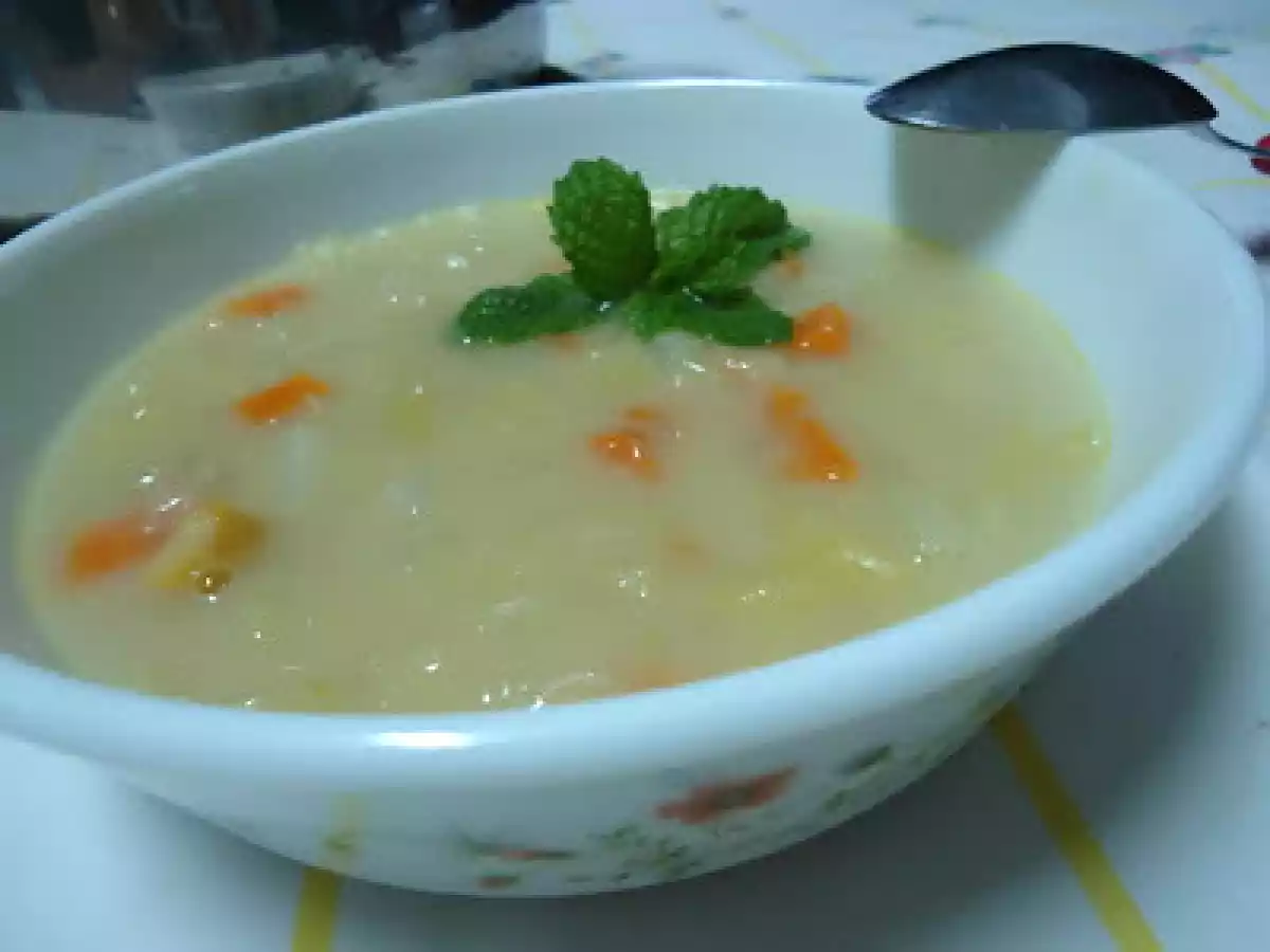 Sopa de grão com nabo e hortelã - foto 2