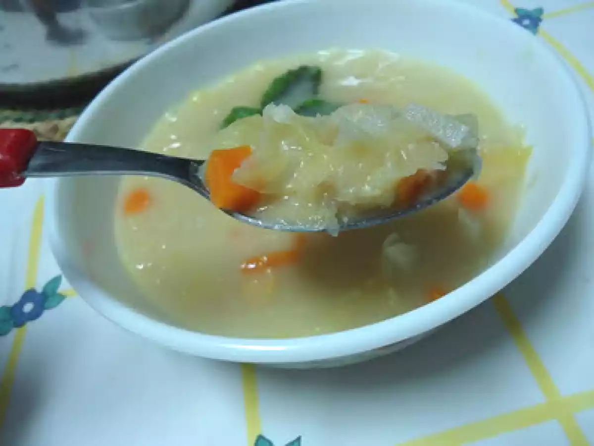 Sopa de grão com nabo e hortelã - foto 3