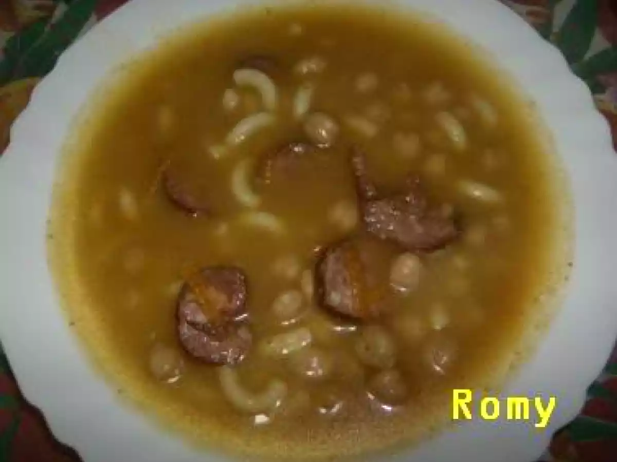 Sopa de grão de bico da Ana Paula