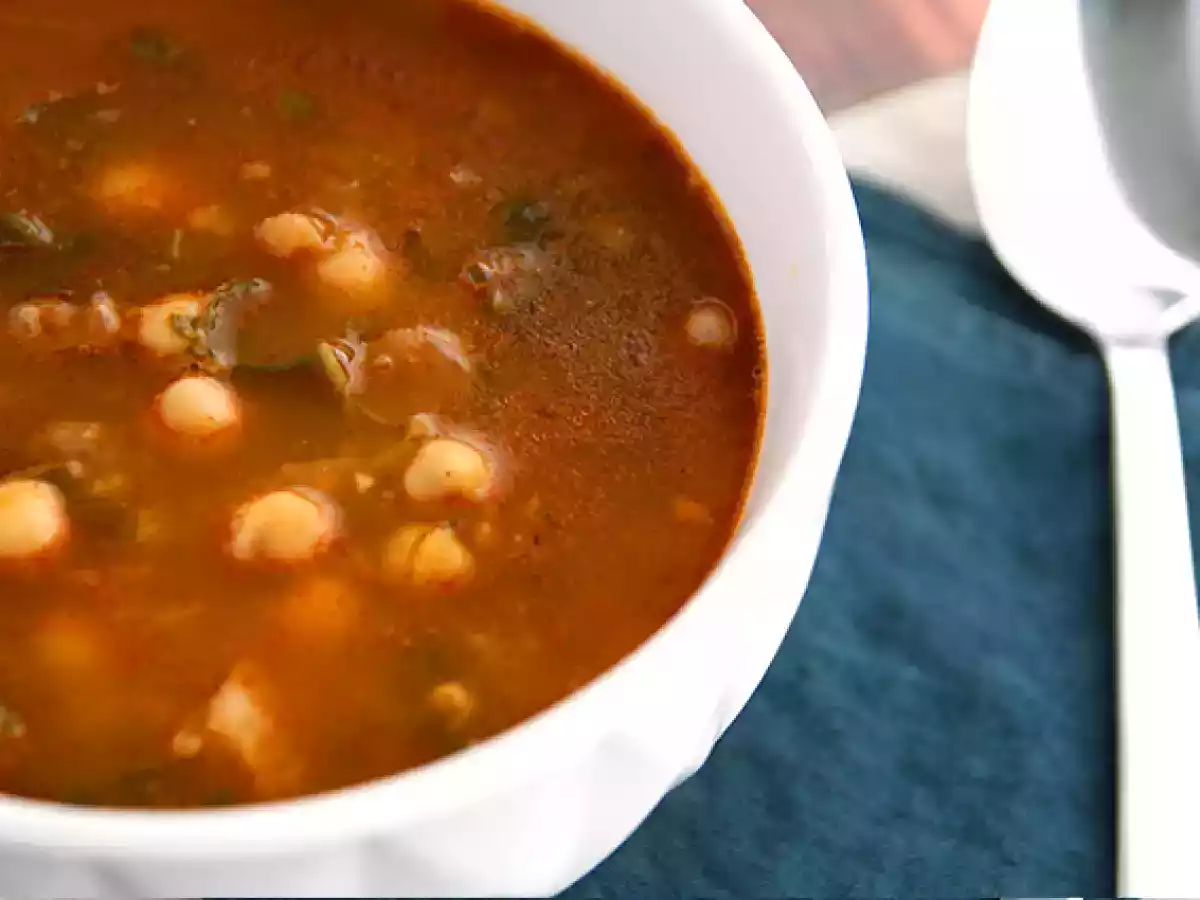 Sopa de grão de bico e espinafre - foto 3