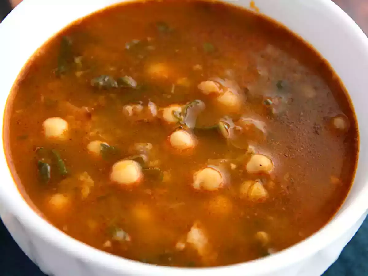 Sopa de grão de bico e espinafre - foto 4