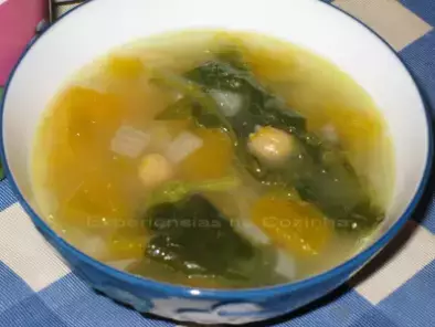 Sopa de Grão e Espinafres com Abóbora - foto 3