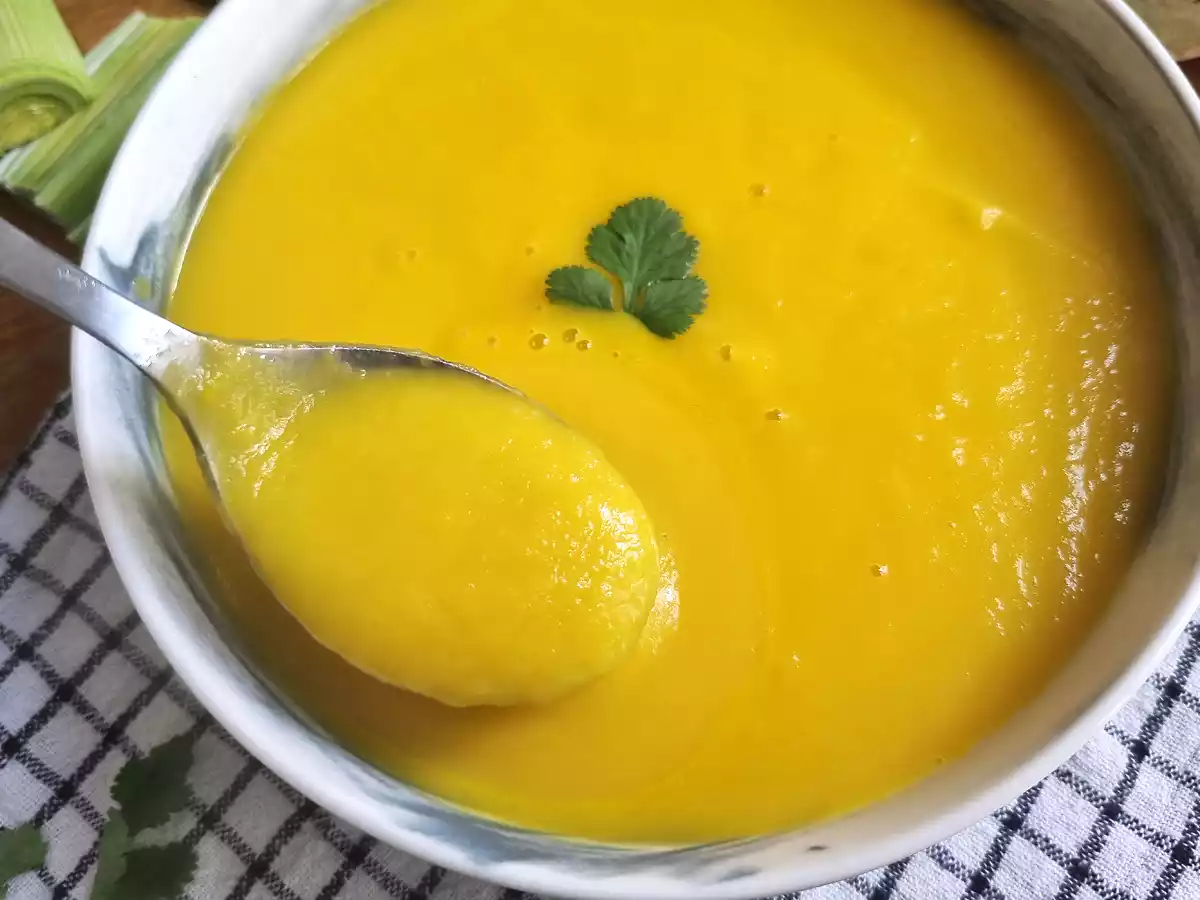 Sopa de legumes super cremosa na Bimby (Thermomix) - foto 4