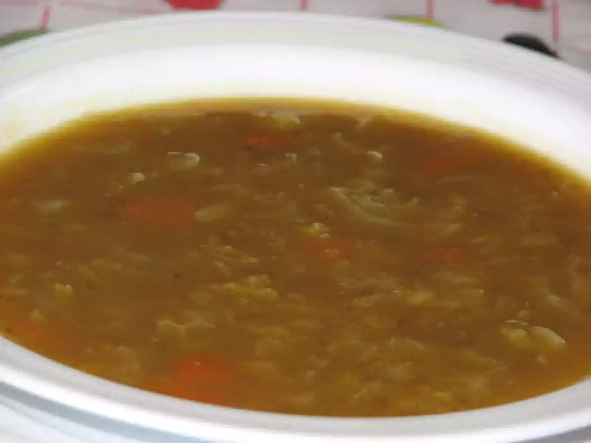 Sopa de lentilhas