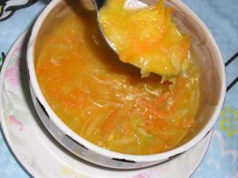 Sopa de lombarda e cenoura, foto 3