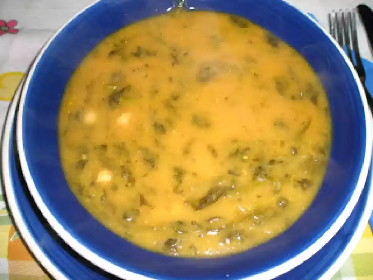 Sopa de Nabiças com Feijão Branco