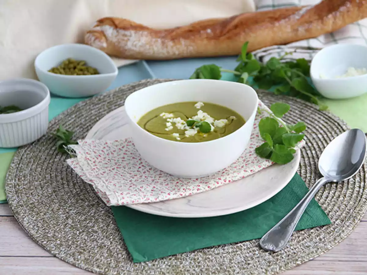 Sopa fria de ervilhas (fácil) - foto 2