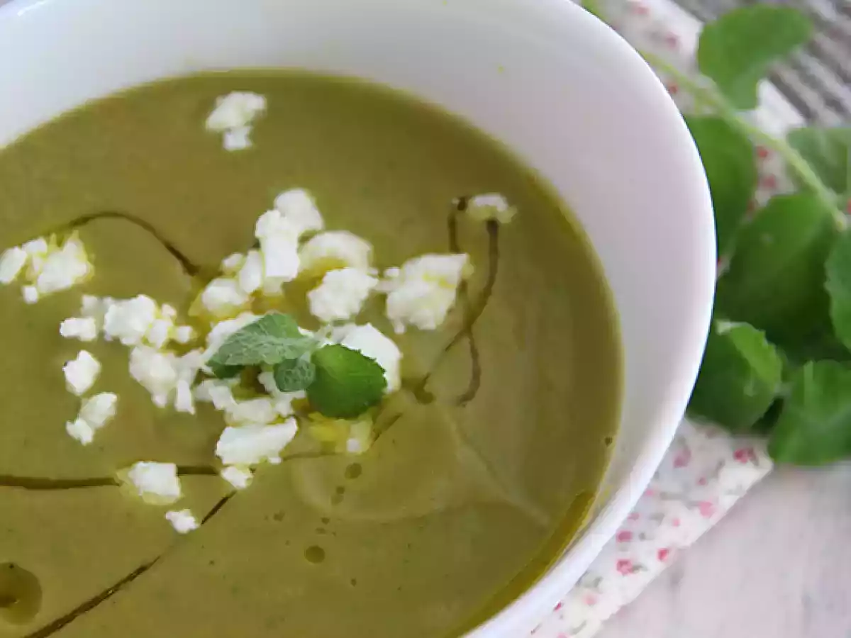 Sopa fria de ervilhas (fácil) - foto 3