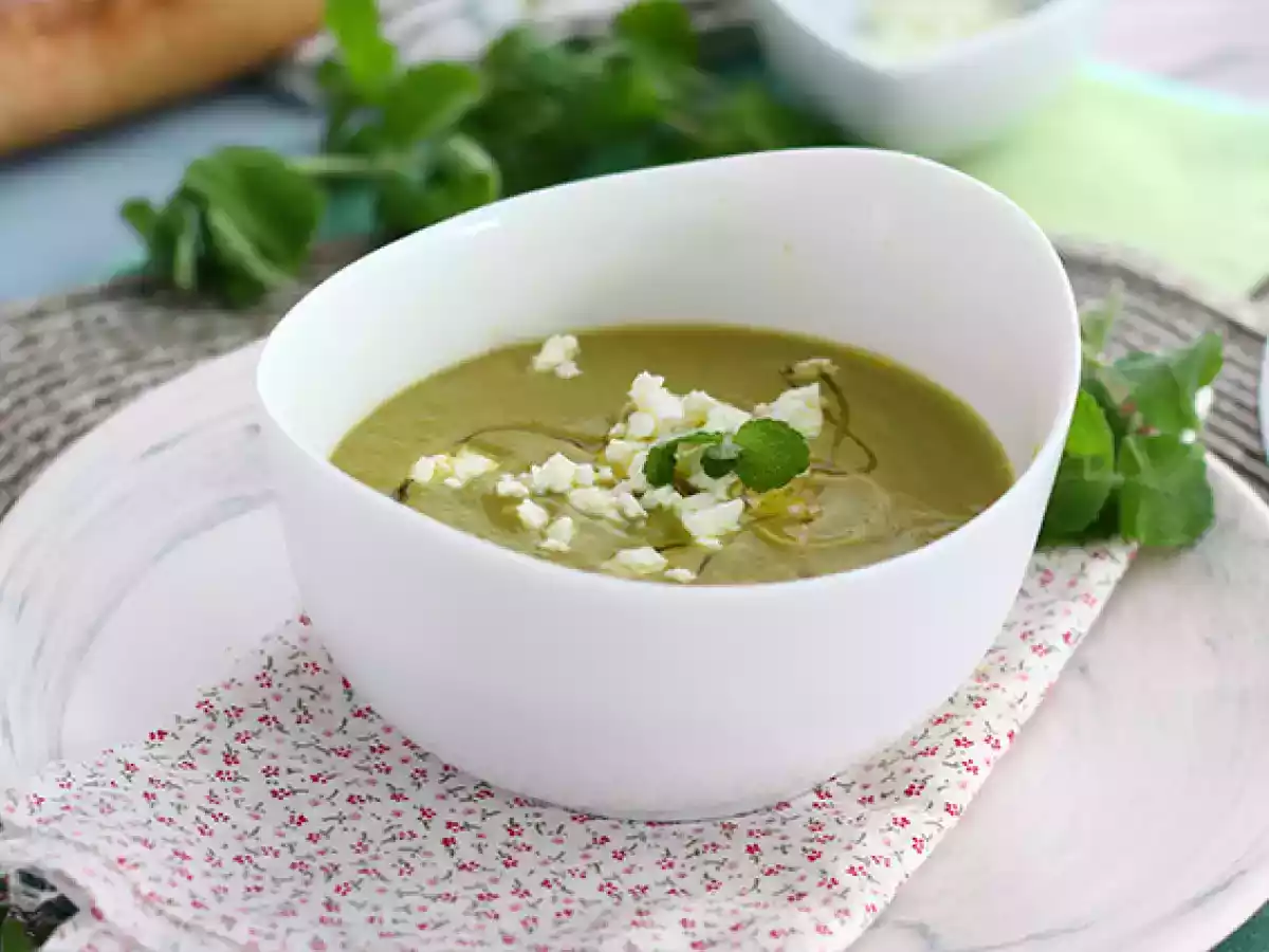 Sopa fria de ervilhas (fácil) - foto 4