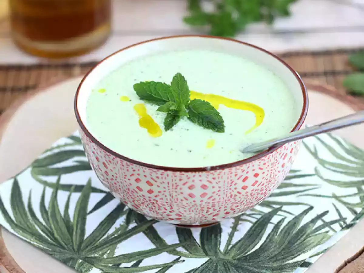 Sopa fria de pepino e hortelã - foto 3