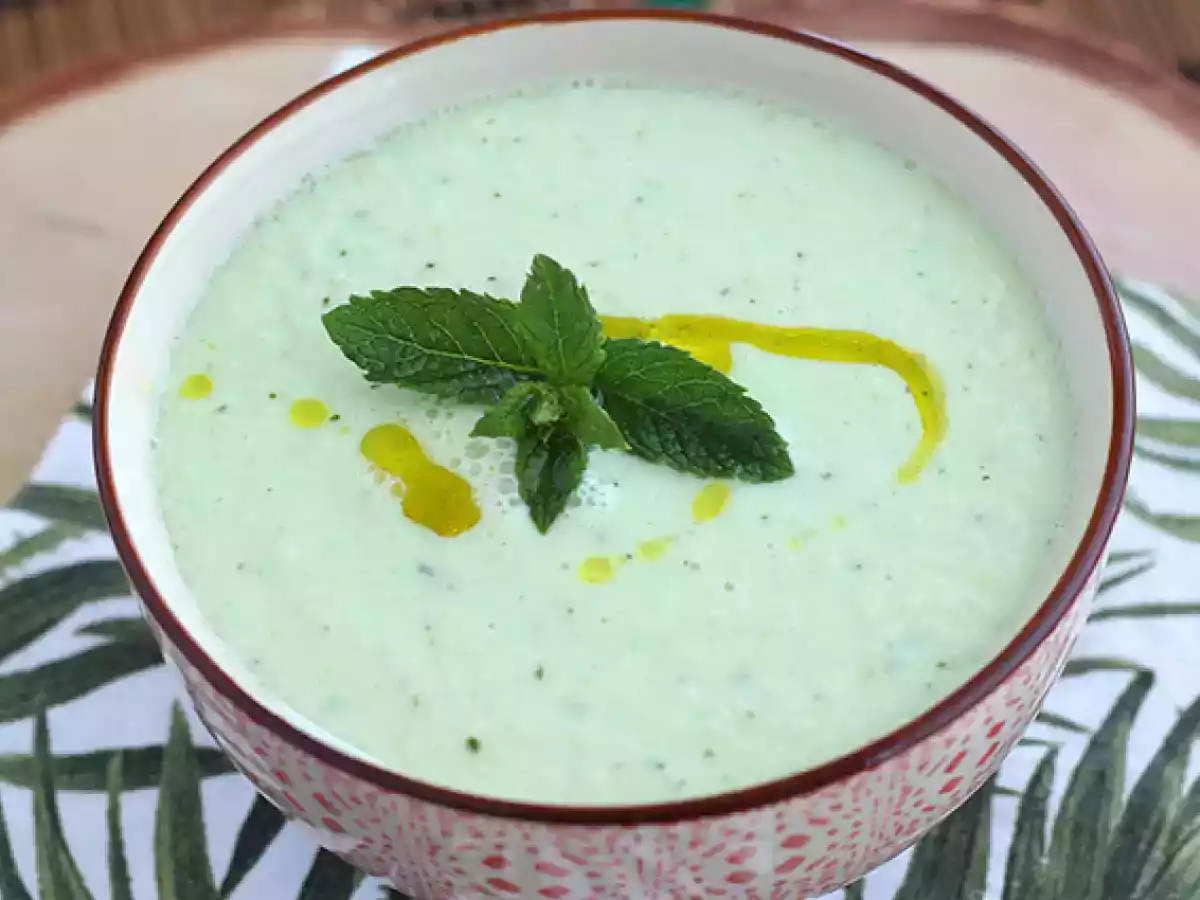 Sopa fria de pepino e hortelã - foto 4