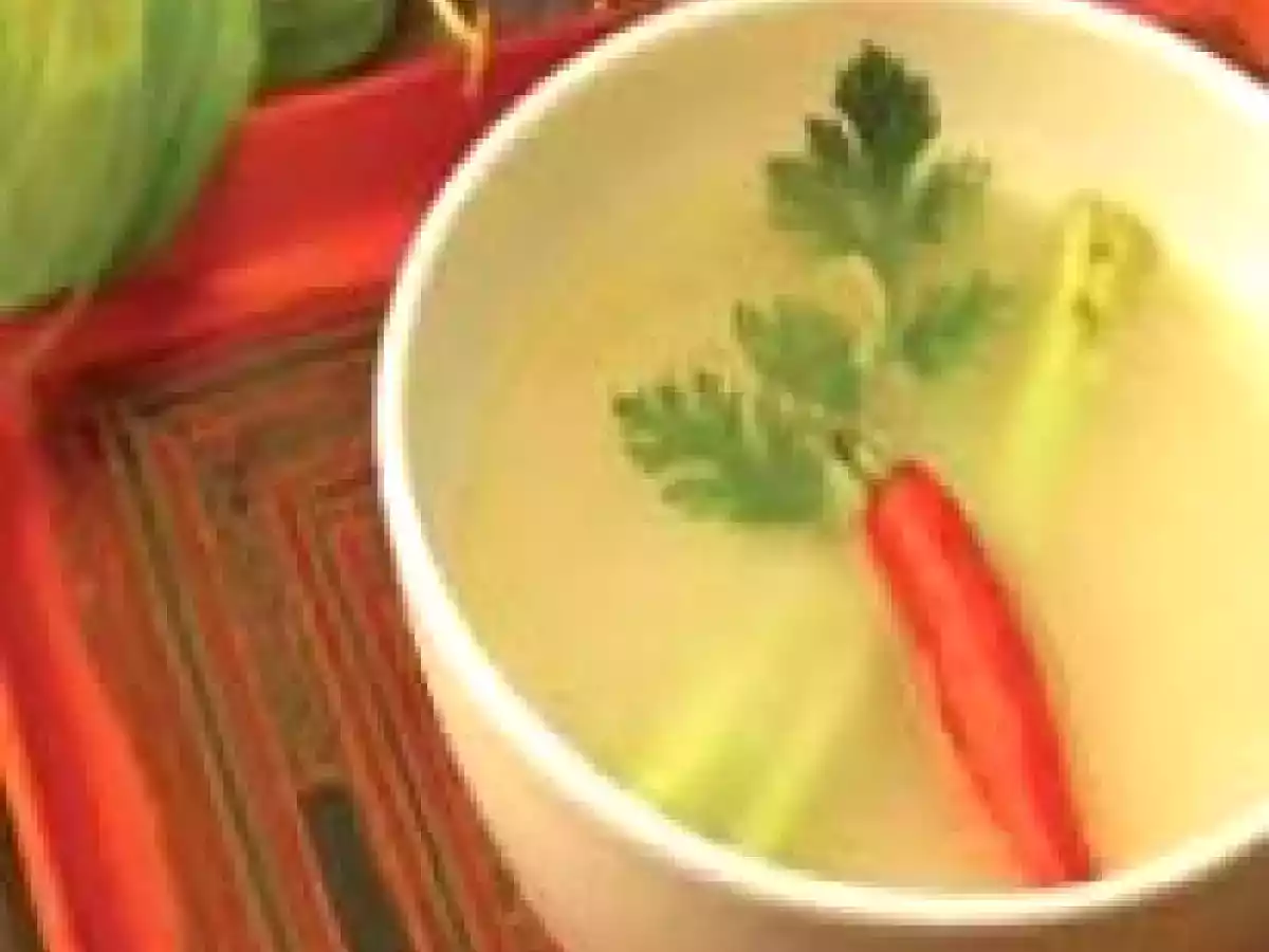 Sopa Tailandesa de Leite de coco