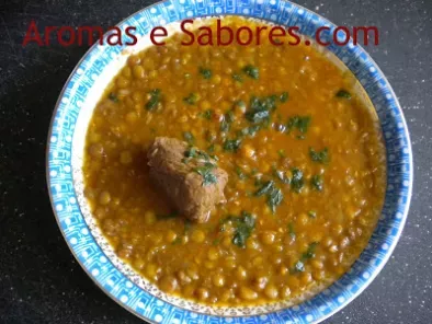 Sopas para o inverno - marroquina de lentilhas