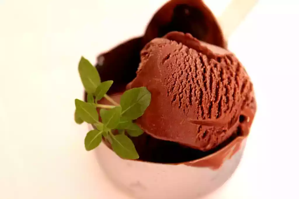 Sorbet de chocolate