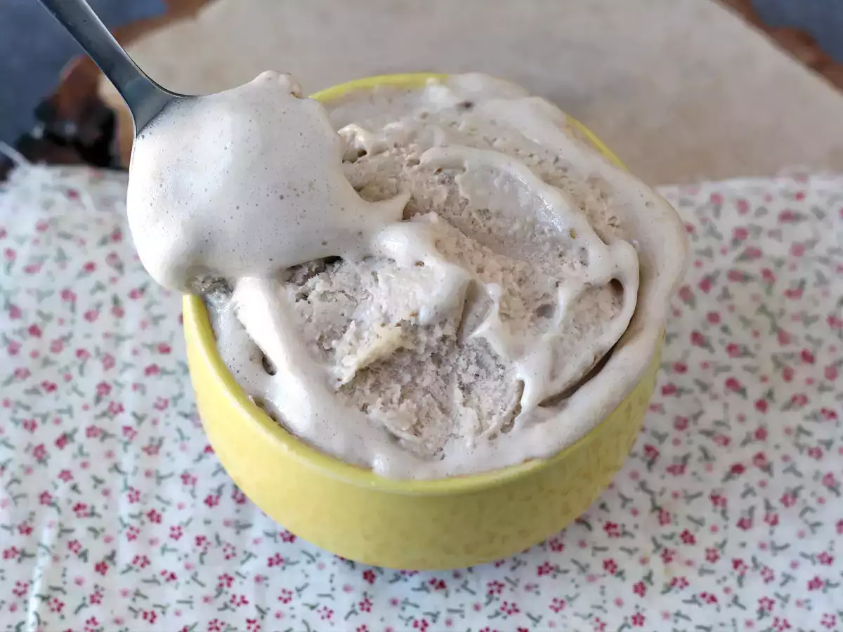 Sorvete de baunilha com Whey: 3 Ingredientes, proteína pura e zero culpa - foto 5