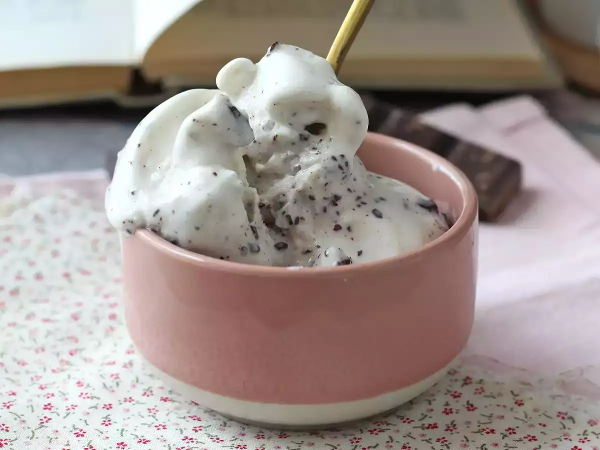 Sorvete de iogurte estilo stracciatella com o Ninja Creami - foto 3
