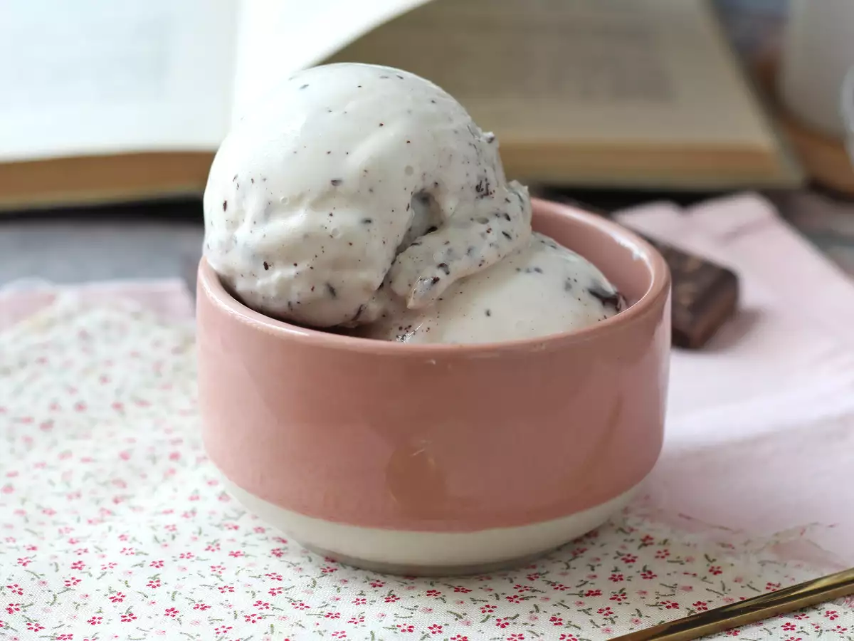 Sorvete de iogurte estilo stracciatella com o Ninja Creami - foto 6