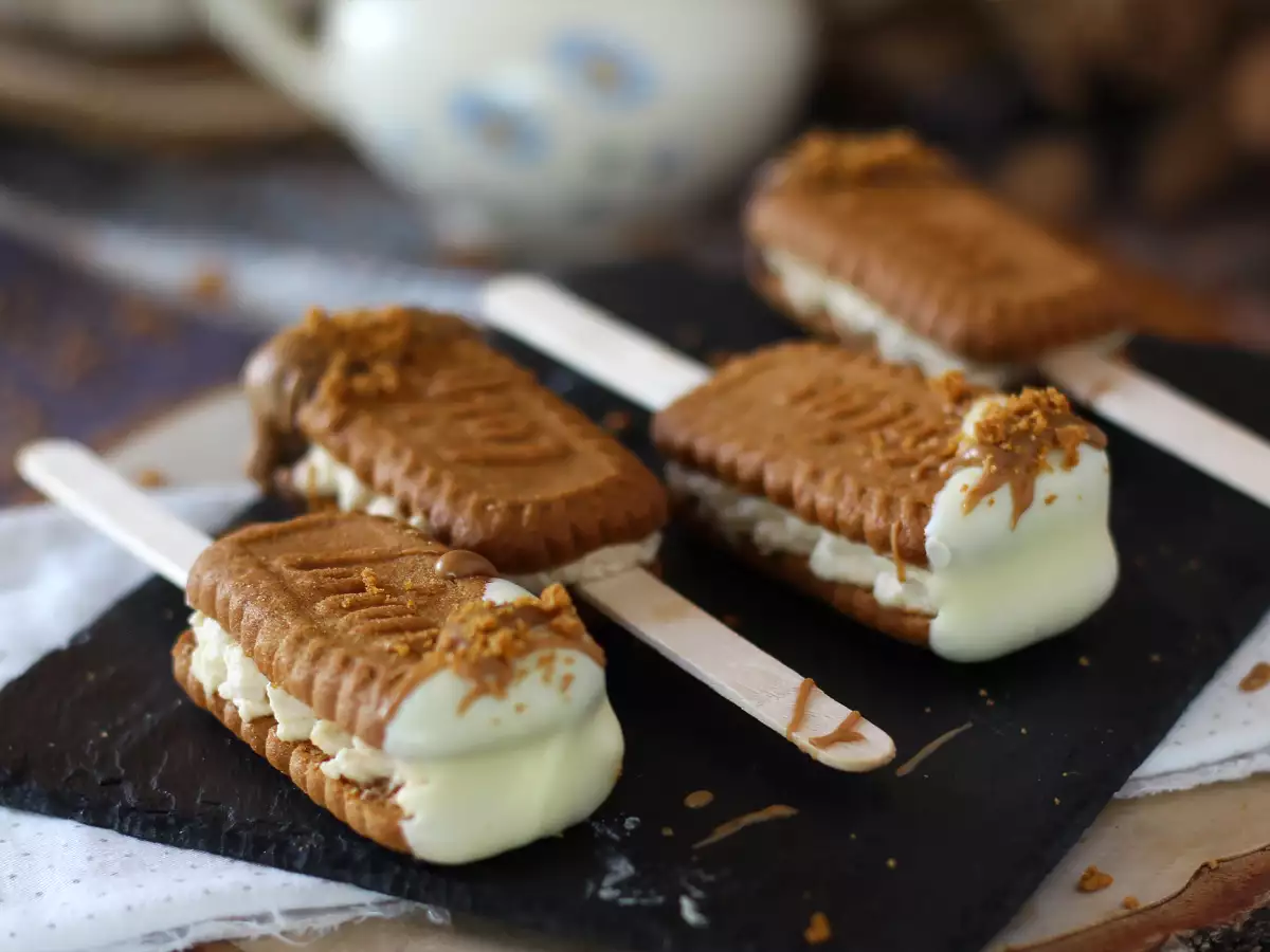 Sorvete de mascarpone com bolacha de canela, na medida certa! - foto 4