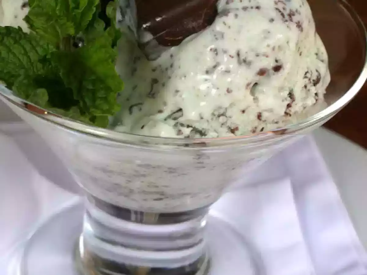 Sorvete de Menta e Chocolate