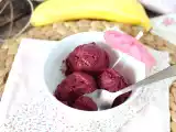 Sorvete vegano de banana e frutas vermelhas. Sem adição de açúcar., foto 2