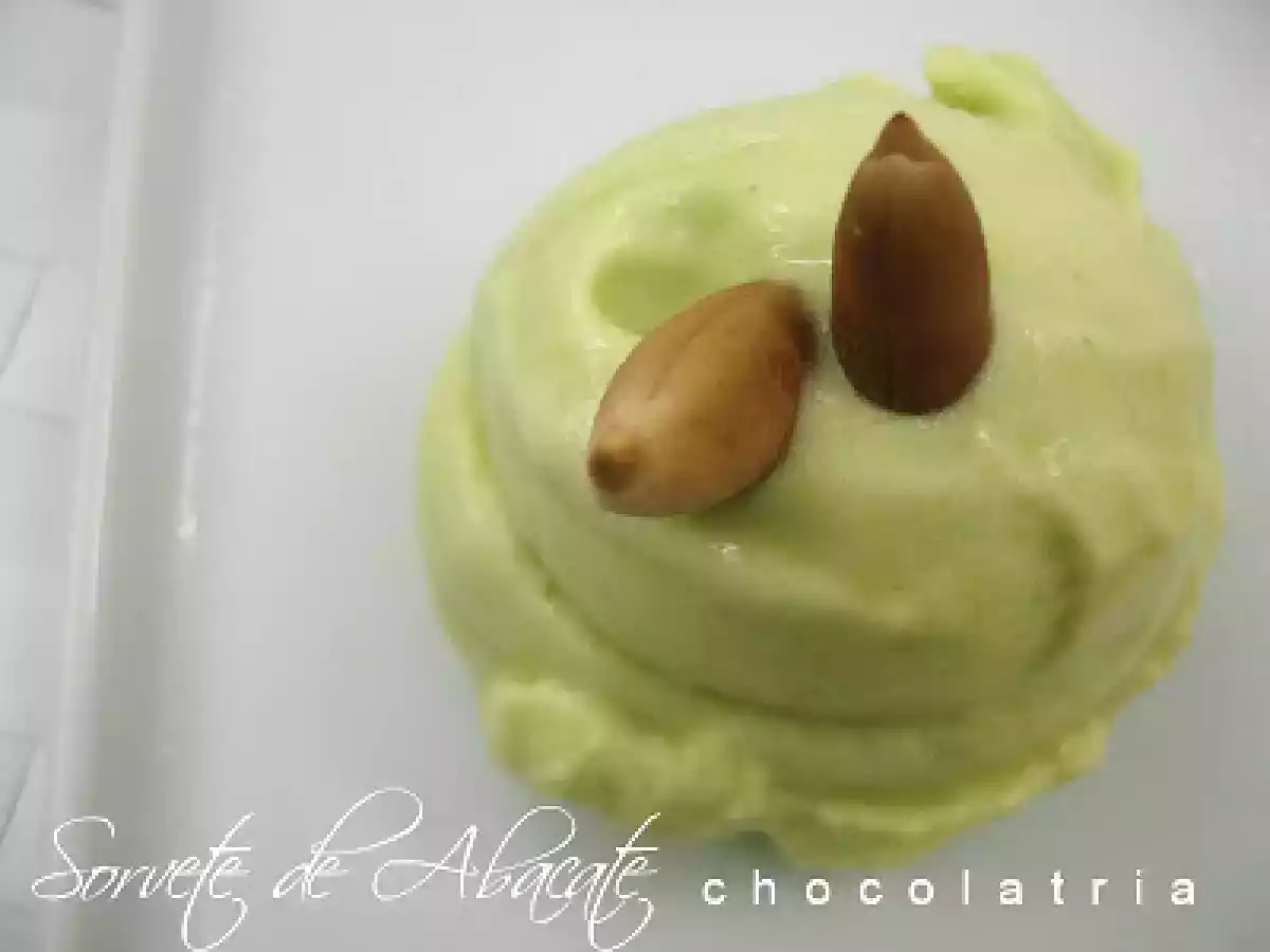 Sorvete/Gelado de Abacate