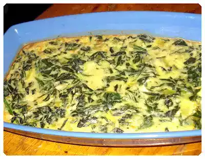 Souflê de espinafre