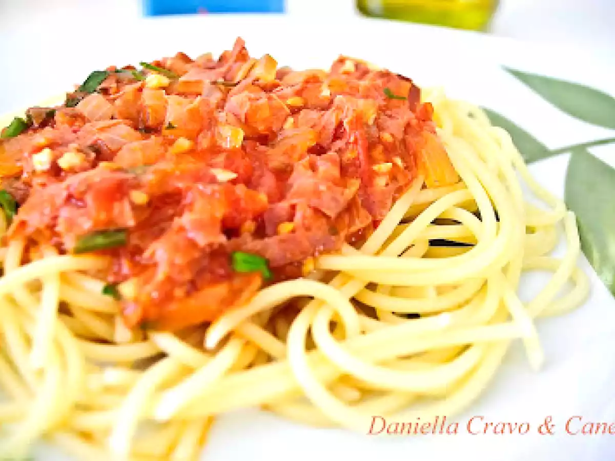 Spaghetti à Bolonhesa de Mortadela